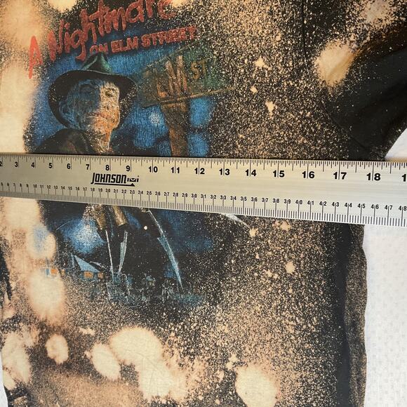A Nightmare On Elm Street Men Shirt S Black Graphic Print Freddy Krueger - Picture 5 of 7